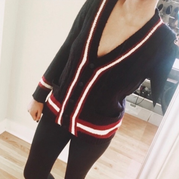 Knitted Preppy Sweater - Picture 1 of 2